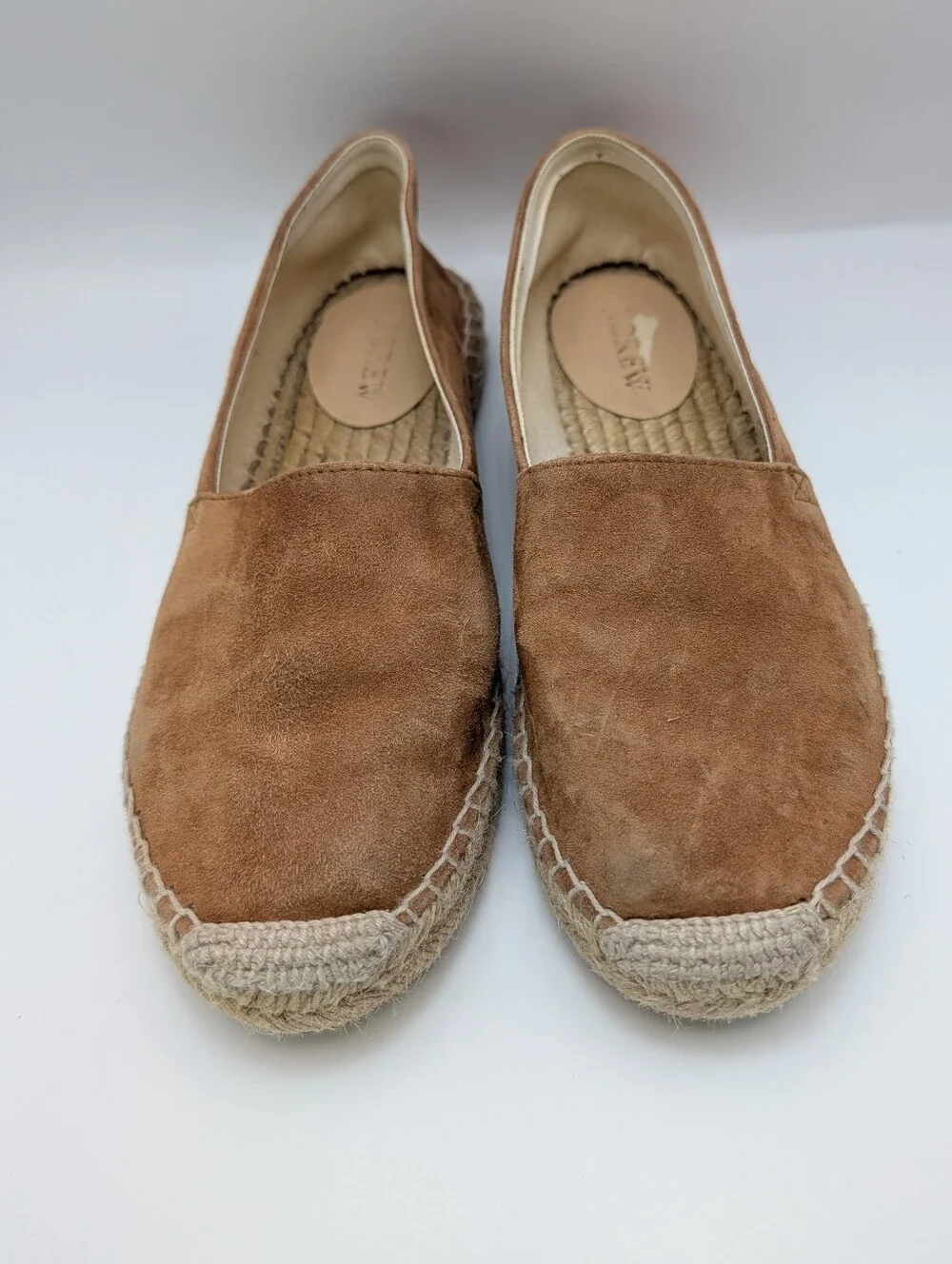 J. Crew Suede Leather Espadrilles Flats